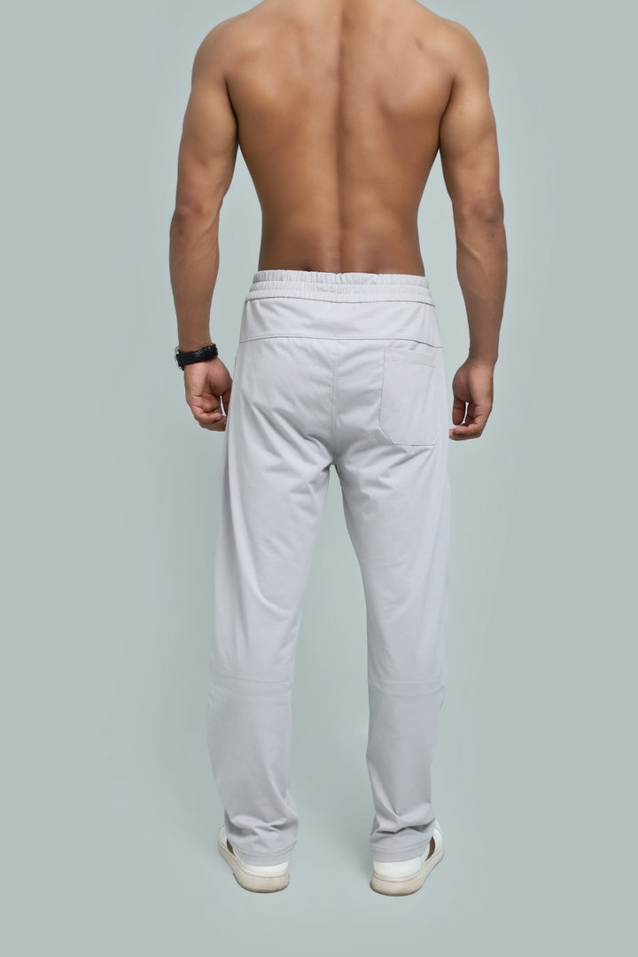 Drop Needle Black Polo & Steel Gray Relaxed Fit Trouser