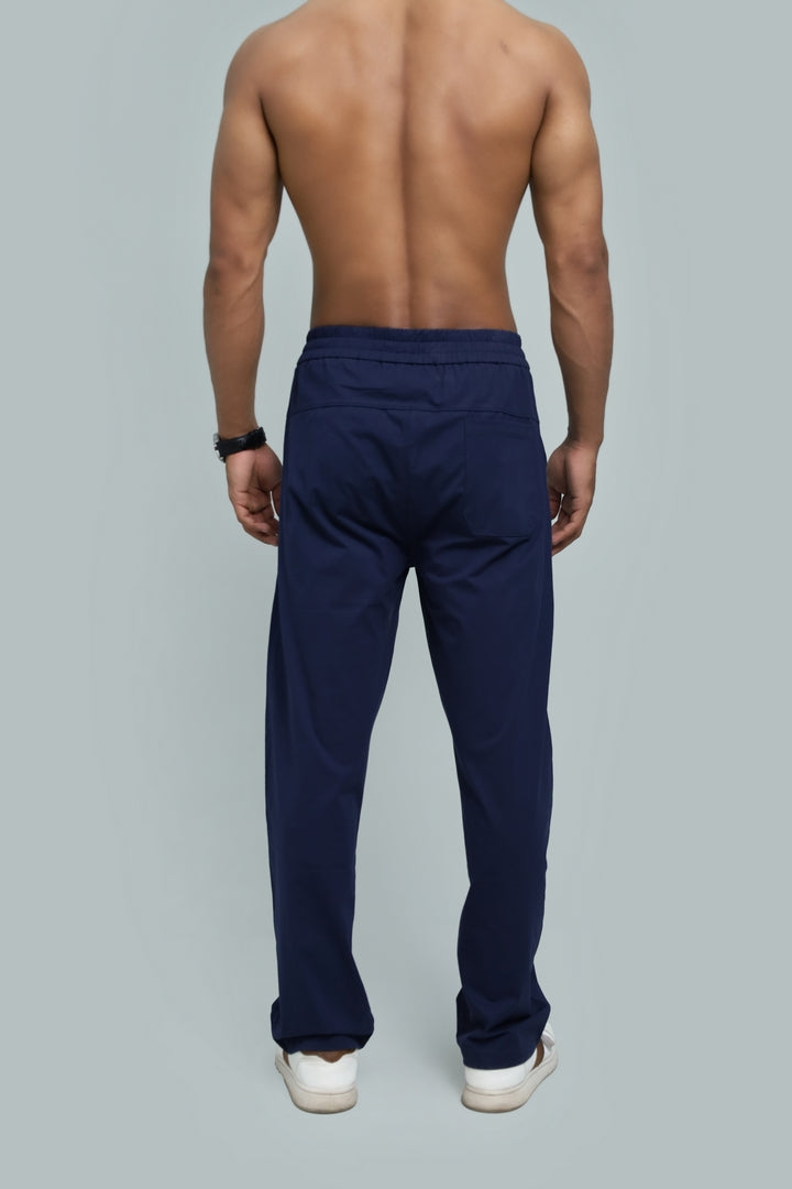 Navy Blue Relaxed Fit Trouser