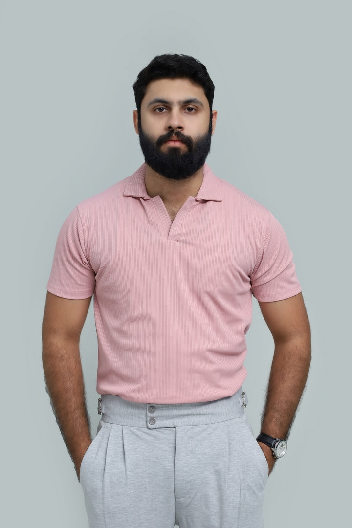 Drop Needle Baby Pink Polo