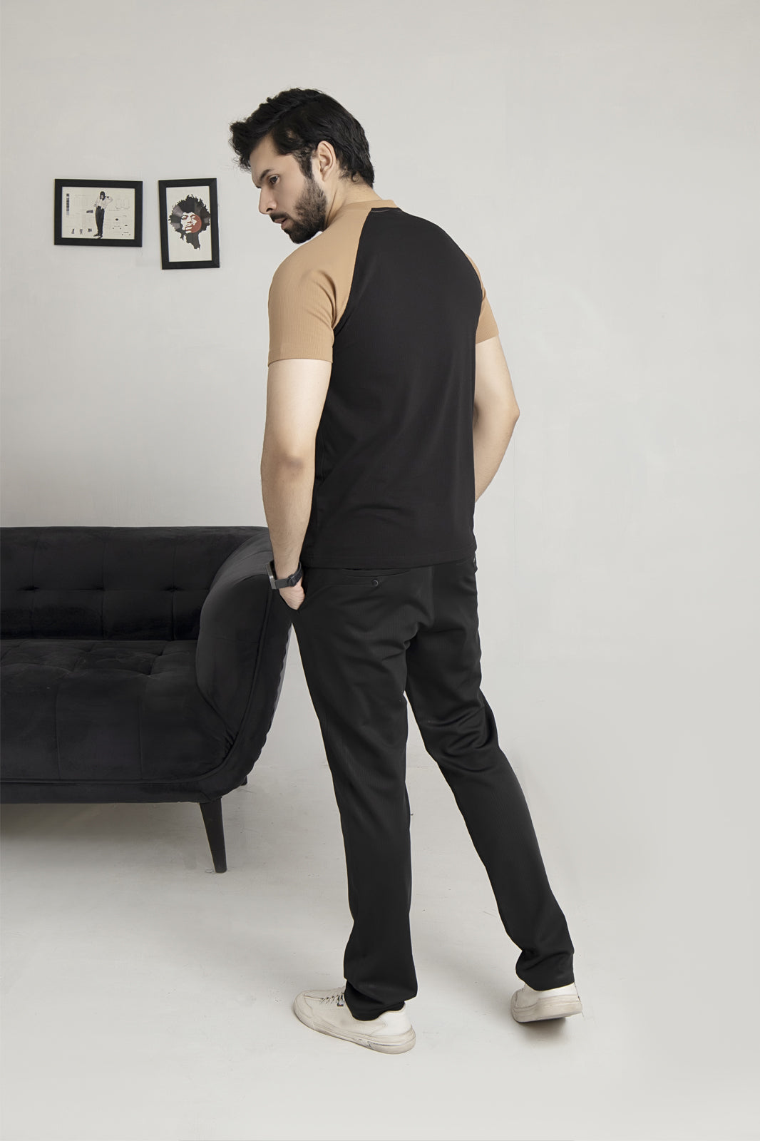 Raglan Sleeve Brown T shirt