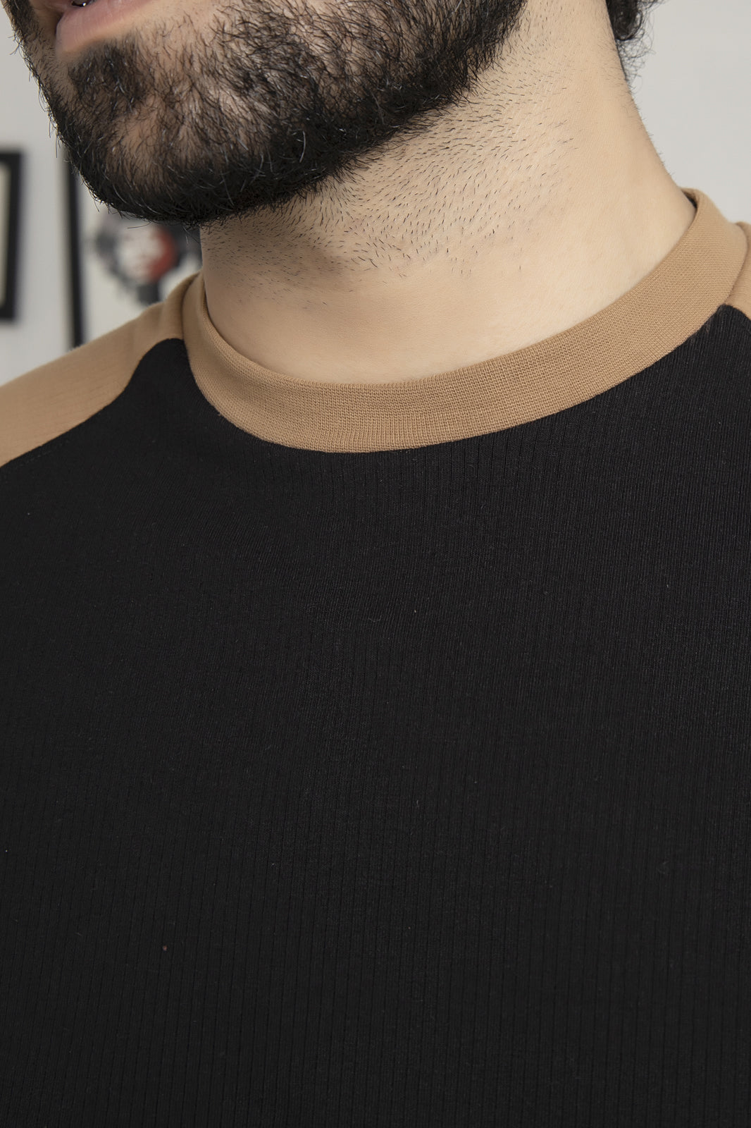 Raglan Sleeve Brown T shirt