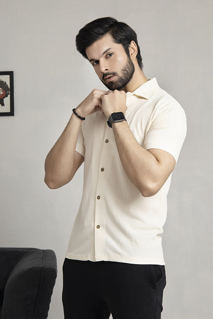 Off-White Crinkle Cuban