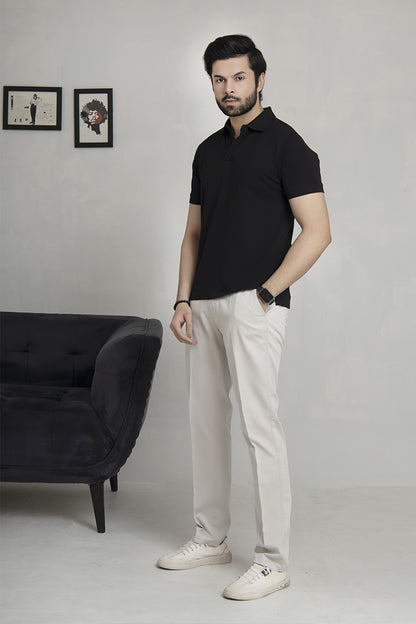 Drop Needle Jet Black Polo