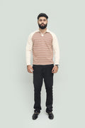 Stripe Chocolate Brown Polo FS