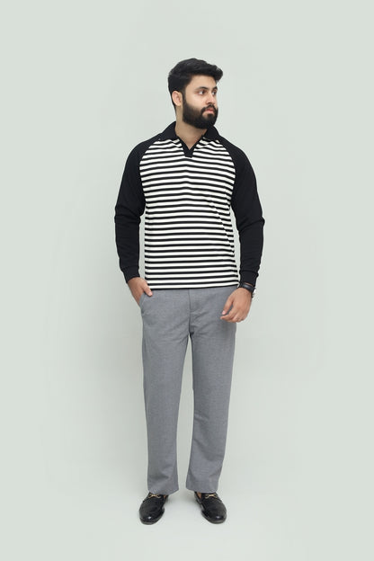 Stripe Black Polo FS