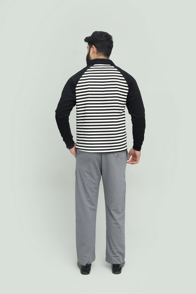 Stripe Black Polo FS