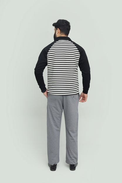 Stripe Black Polo FS