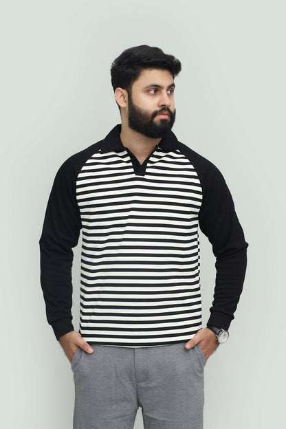 Stripe Black Polo FS
