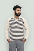 Stripe Gray Polo FS