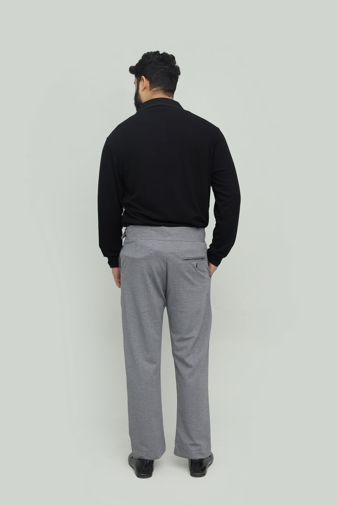 Classic Knit Black Polo FS