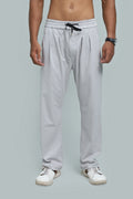 Steel Grey Relaxed Fit Trouser