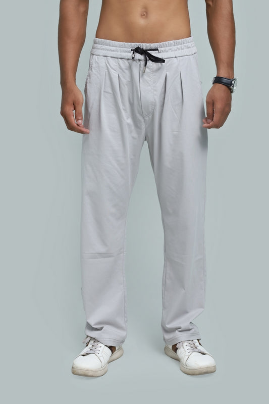 Steel Grey Relaxed Fit Trouser