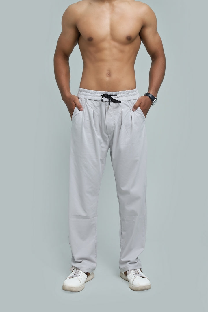 Steel Grey Relaxed Fit Trouser