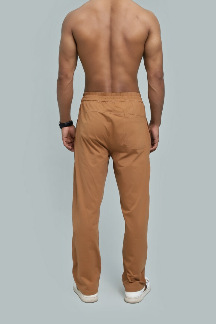 Caramel Brown Relaxed Fit Trouser