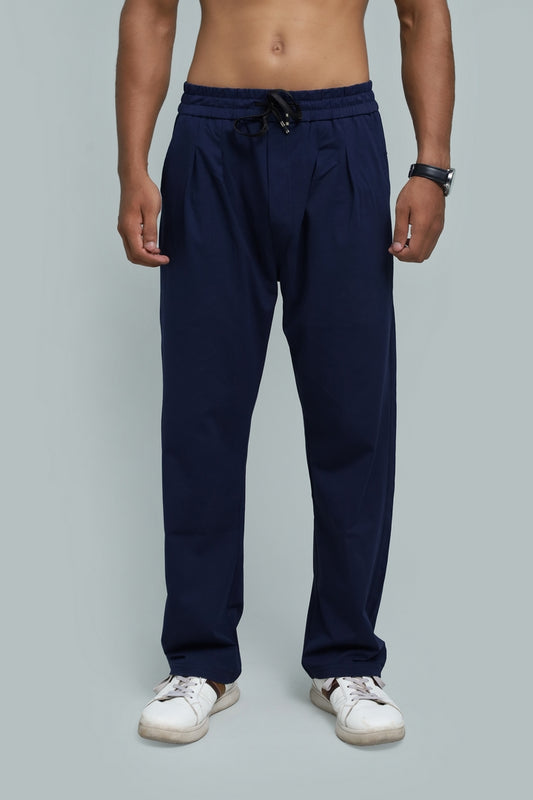 Navy Blue Relaxed Fit Trouser
