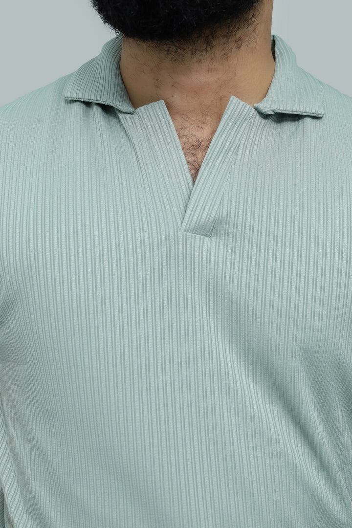 Drop Needle Mint Green Polo