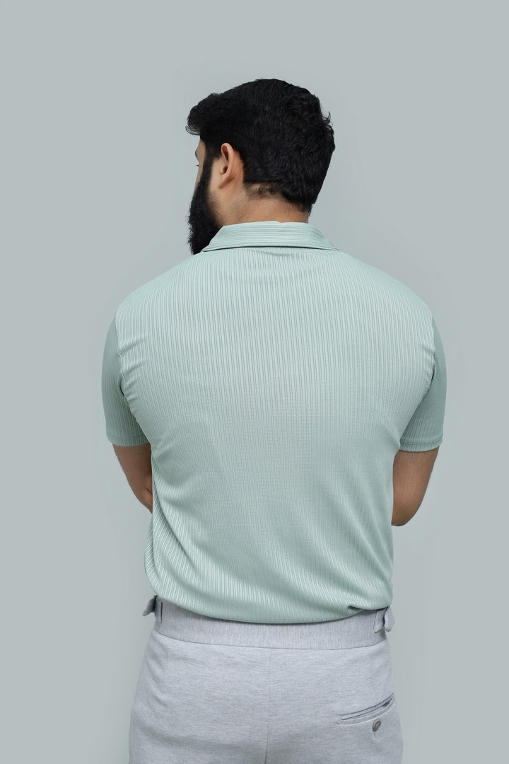 Drop Needle Mint Green Polo