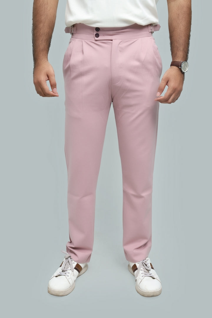 mens pink pants dress Baby Pink Gurkha Pants