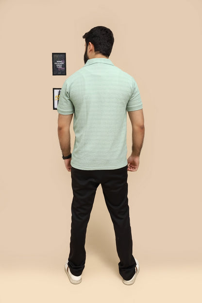 Mint Green Crinkle Cuban