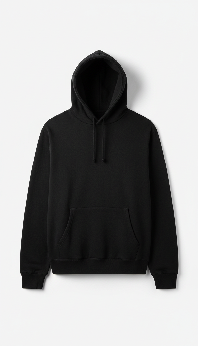 Cotton Hoodie With Matte Logo