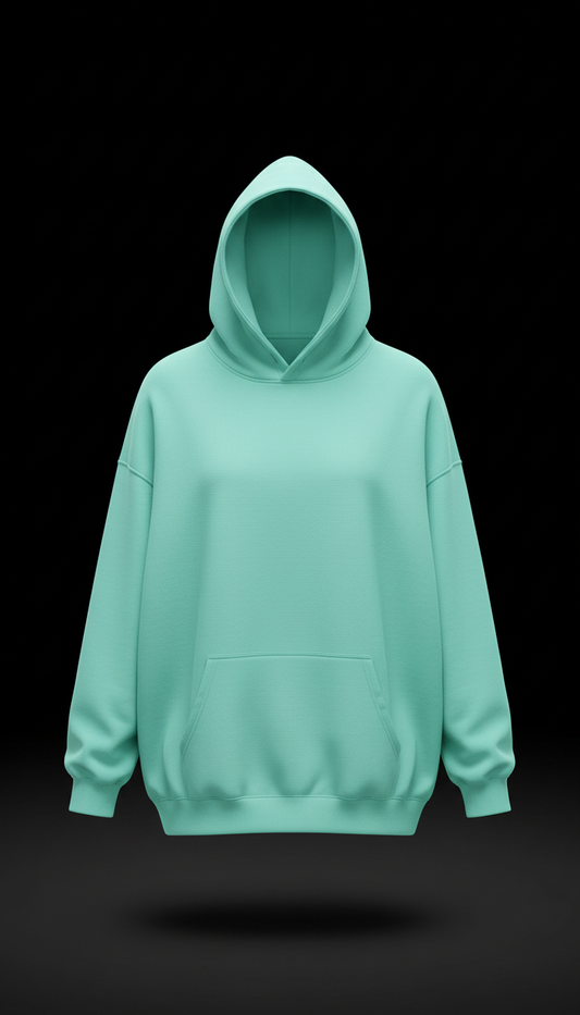 Oversized Hoodie With Street Graphic