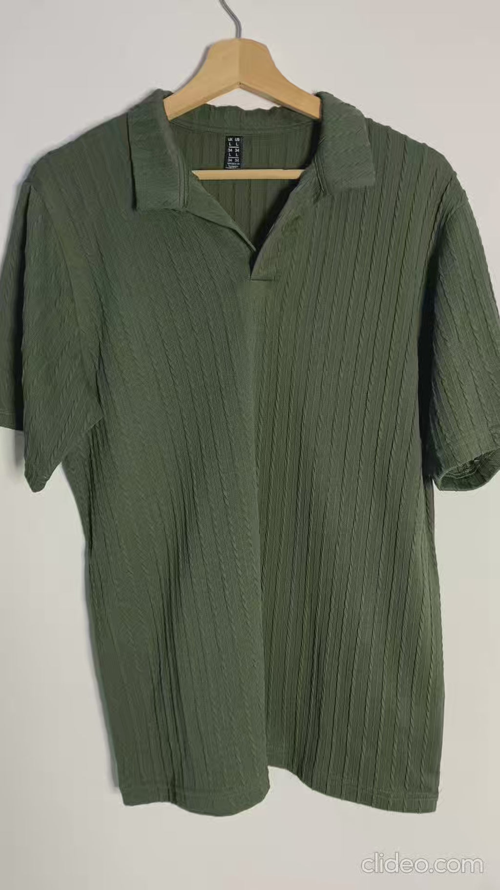 Olive Green Knitted Polo
