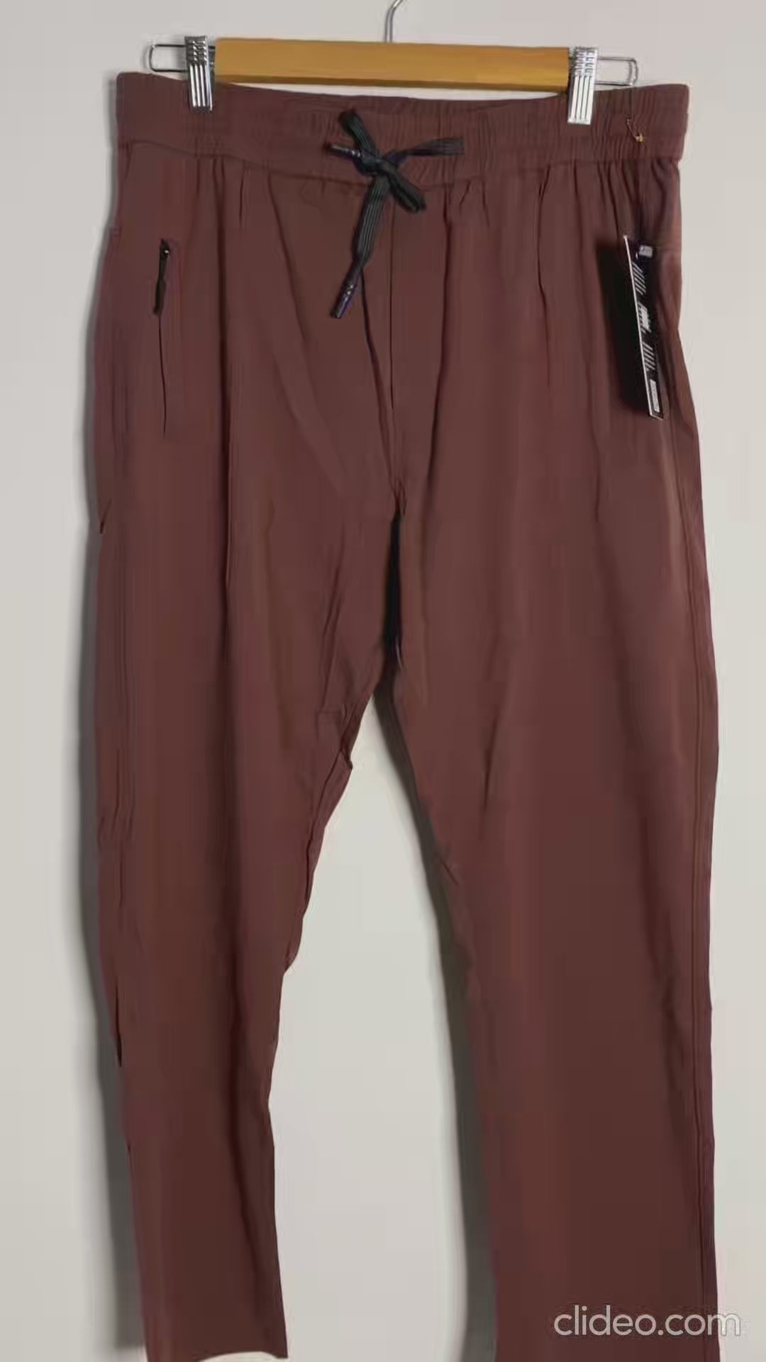 Dark Rust Brown Relaxed Fit Trouser